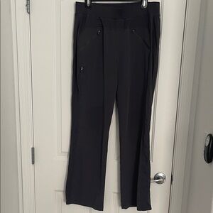 White Cross Scrub pants Charcoal Gray